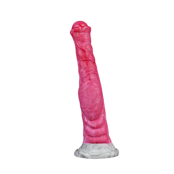 D016- 10.11''/25.7cm Big Pink Deep Horse Dildo Prime Silicone