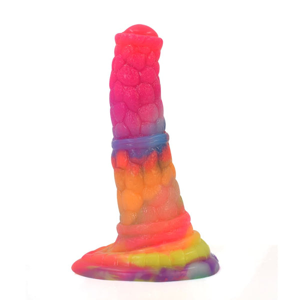 D055- 7.28''/18.5cm Rainbow Horse Dildo