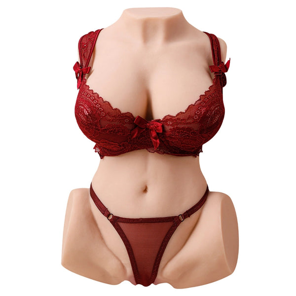 XS031- 17.32''/16.09lb Sexy Curve Real Vagina Sex Doll Torso