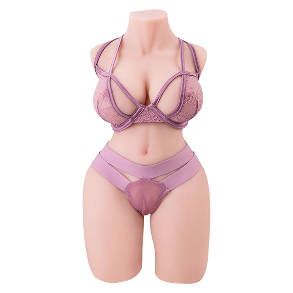 XS028- 15.35''/8.04lb Prime TPR Large Boobs Sex Doll Torso